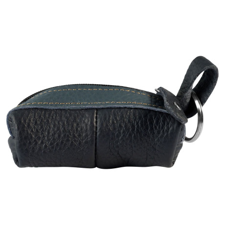 Klíčenka kožená tmavě modrá