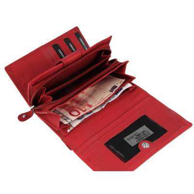 Kožená barevná luxusní peněženka