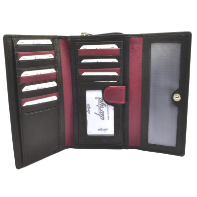 Kožená barevná peněženka dámská