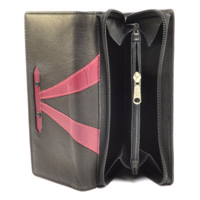 Kožená barevná peněženka dámská