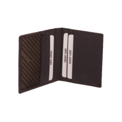 Kožená dokladovka černá