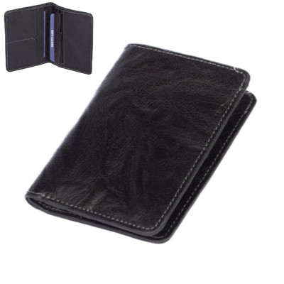 Kožená dokladovka tmavá