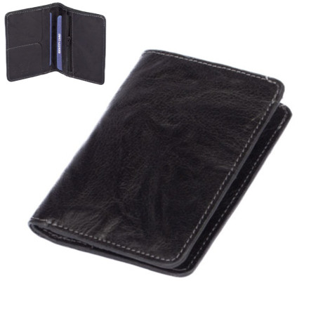 Kožená dokladovka tmavá