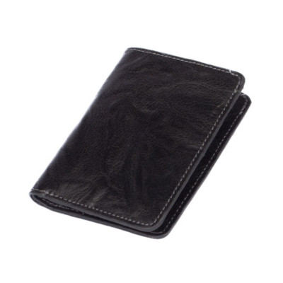 Kožená dokladovka tmavá