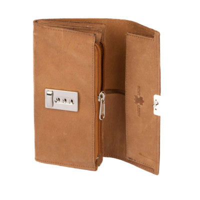 Kožená kasírovací peněženka