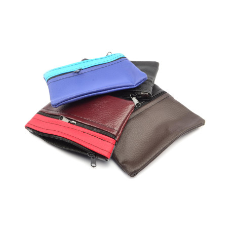 Kožená klíčenka barevná