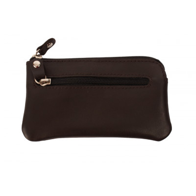 Kožená klíčenka hnědá