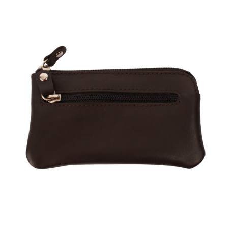 Kožená klíčenka hnědá