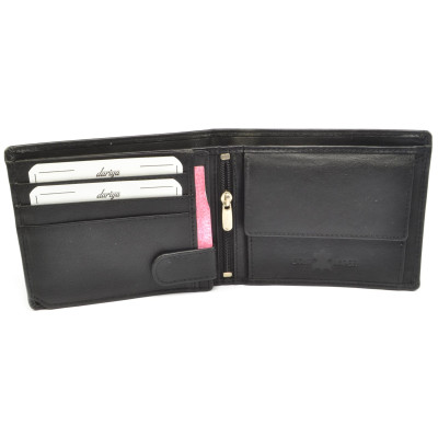 Kožená pánská nezapínací peněženka