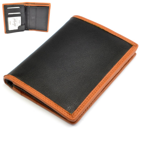 Kožená pánská peněženka černá