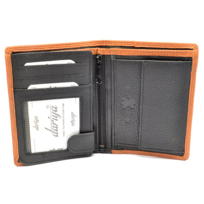 Kožená pánská peněženka černá