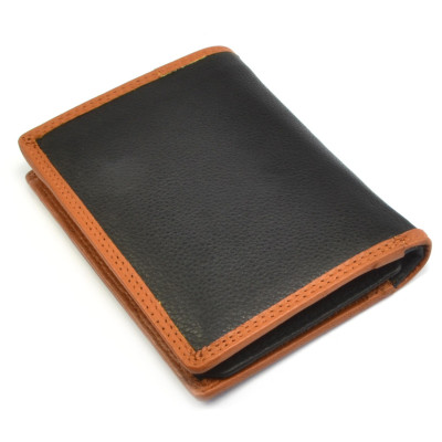 Kožená pánská peněženka černá