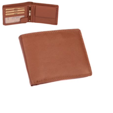 Kožená peněženka hnědá pánská
