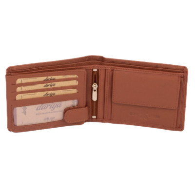 Kožená peněženka hnědá pánská