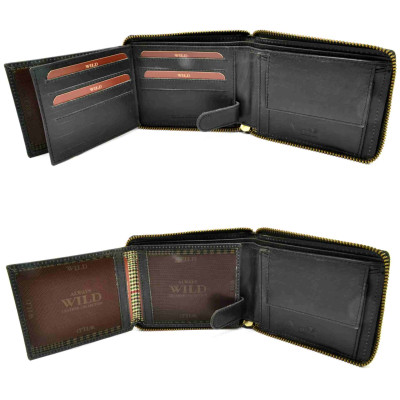 Kožená peněženka moderní pánská