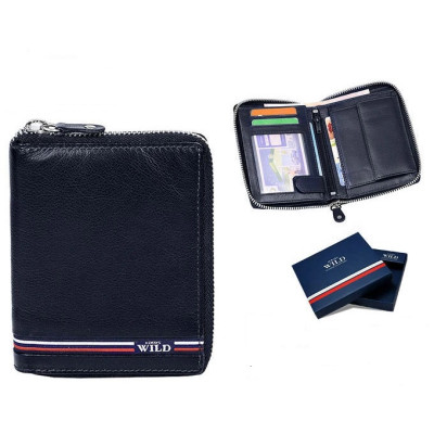 Kožená peněženka na zip