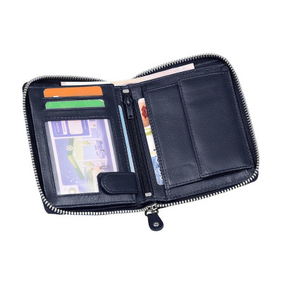 Kožená peněženka na zip