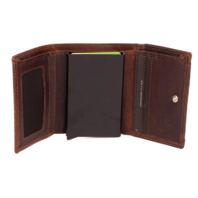 Kožené barevné pouzdro na karty