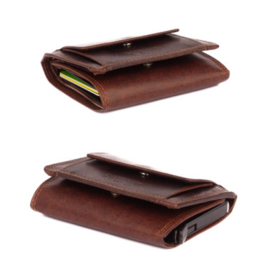 Kožené barevné pouzdro na karty