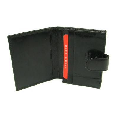 Kožené luxusní pouzdro na karty černé