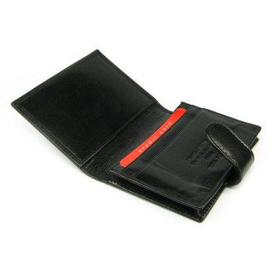 Kožené luxusní pouzdro na karty černé