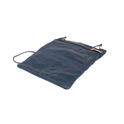 Kožené pouzdro na karty a doklady modré