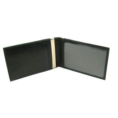 Kožené pouzdro na karty černé