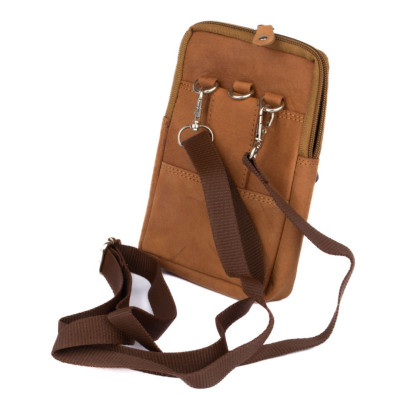 Kožené pouzdro na krk na doklady