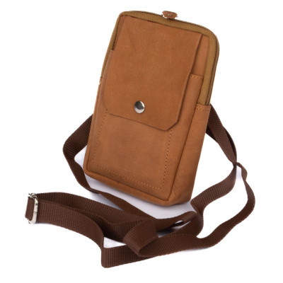 Kožené pouzdro na krk na doklady