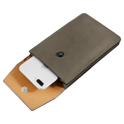 Kožené pouzdro na krk na doklady