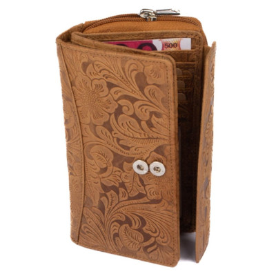 Luxusní dámská kožená peněženka