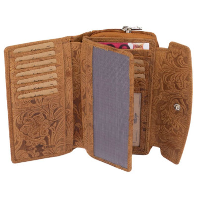 Luxusní dámská kožená peněženka