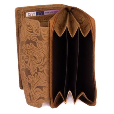 Luxusní dámská kožená peněženka