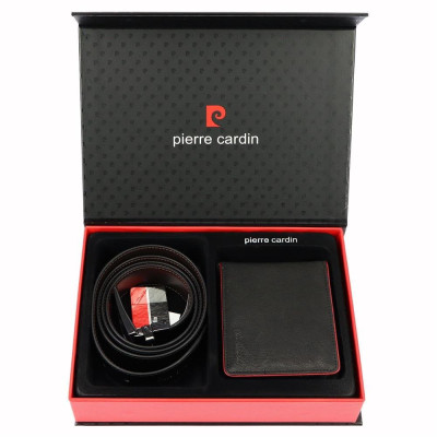 Luxusní dárková pánská sada s páskem 115 cm