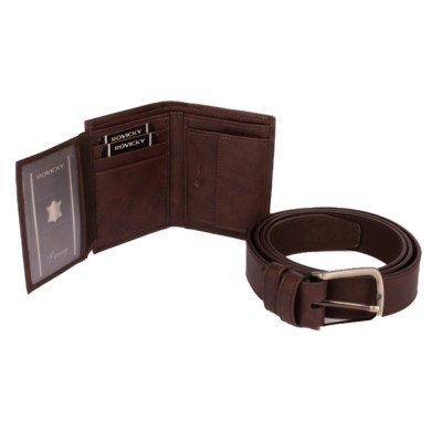 Luxusní dárková sada pánská s páskem 110 cm