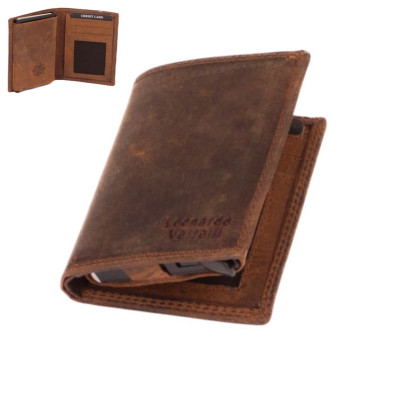 Luxusní kožené velké pouzdro na karty