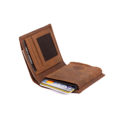 Luxusní kožené velké pouzdro na karty