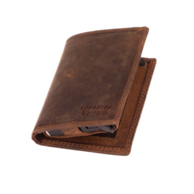 Luxusní kožené velké pouzdro na karty