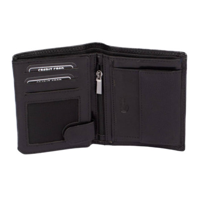 Luxusní pánská černá peněženka