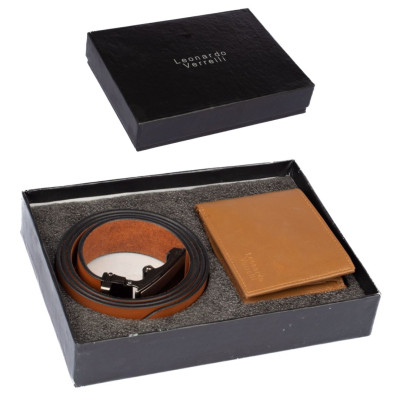 Luxusní sada dárková pro pány s páskem 120 cm