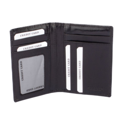 Luxusní velké kožené pouzdro na karty