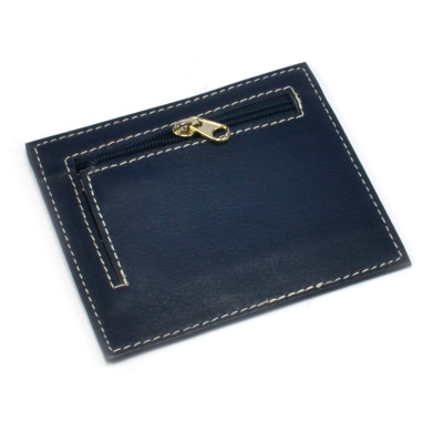 Modré pouzdro na karty