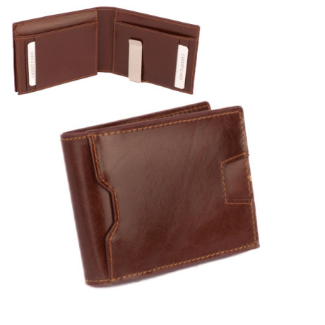 Pánská kožená dolarka hnědá