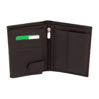 Pánská kožená peněženka černo hnědá