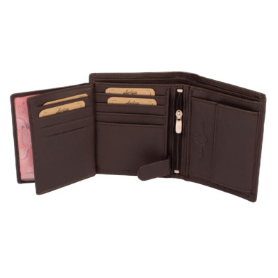 Pánská kožená peněženka hnědá