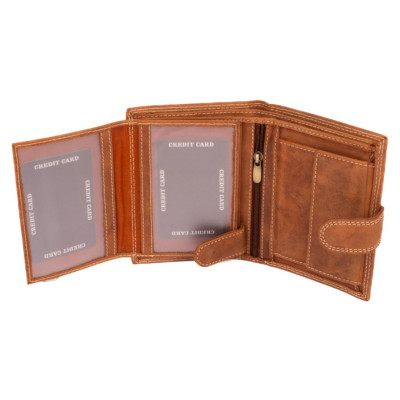 Pánská kožená peněženka s přezkou