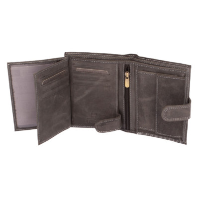 Pánská kožená peněženka zapínací