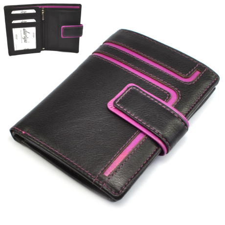 Pánská kožená zapínací peněženka