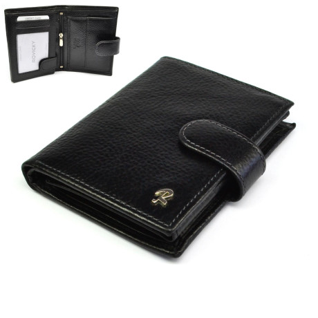 Pánská peněženka černá kožená