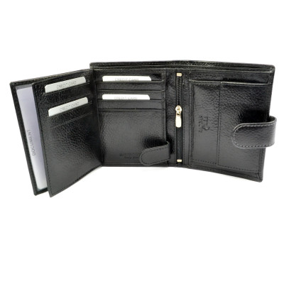 Pánská peněženka černá kožená